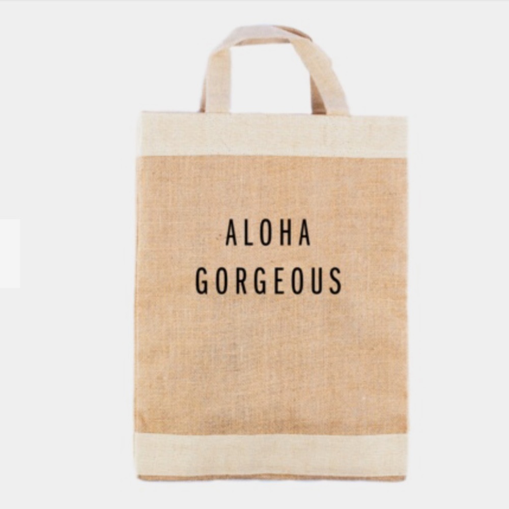 Apolis customized market tote